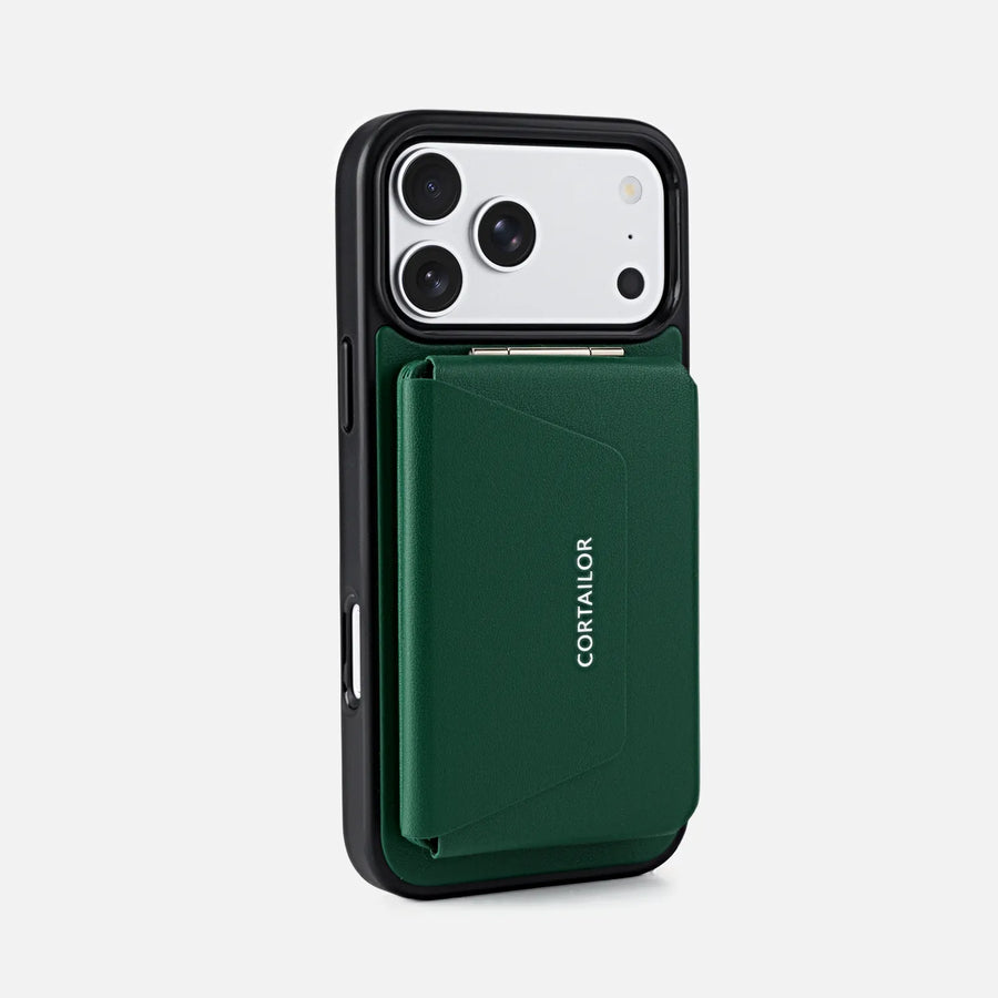 MagSafe Wallet Stand & Leather Case Set for iPhone 17 Pro
