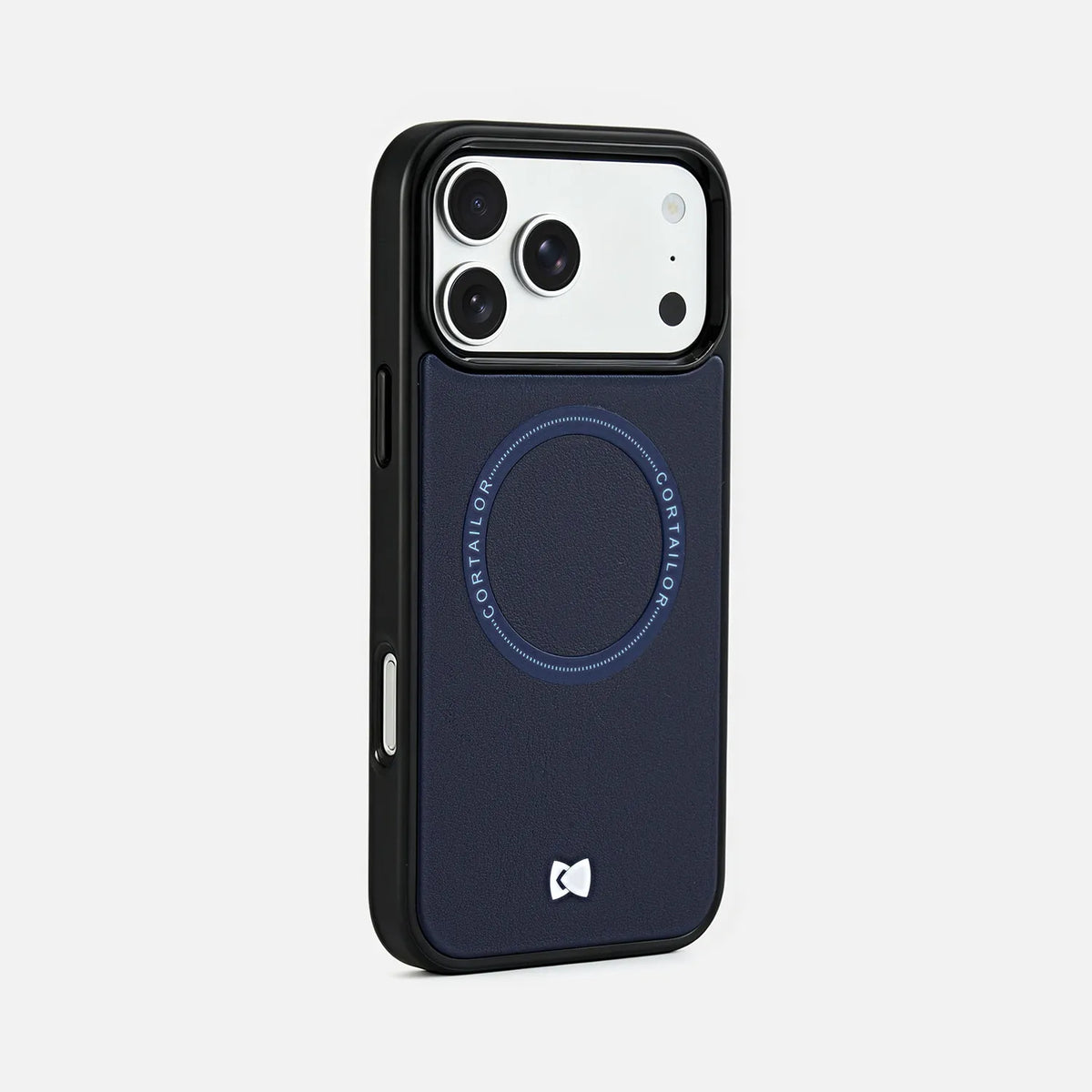 Navy CORTAILOR Leather MagSafe iPhone Case rear view