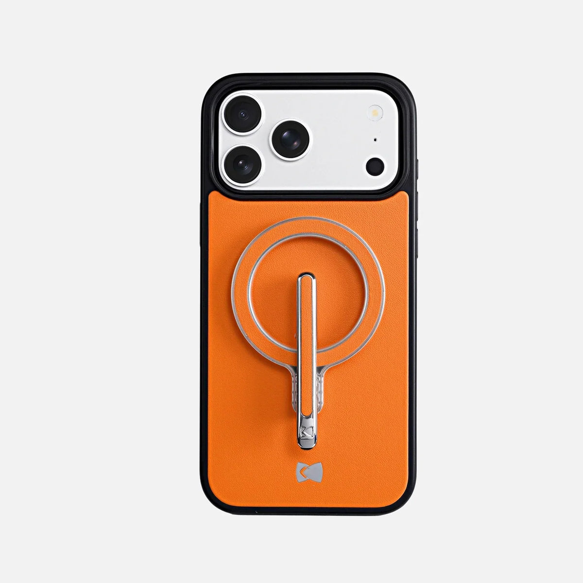 orange detachable stand leather case set 1